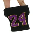 thumbnail image 5 of Unique Bargains 1 Pc Perspiration-wicking Wristbands Sweat-absorbent Sports Wristband Sport Black Light Purple, 5 of 6