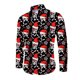 thumbnail image 3 of Camisas navideñas para hombre, camisas de manga larga con botones, camisas de Papá Noel para fiestas al aire libre, camisas de calle de invierno con elástico hacia abajo, 3 of 5