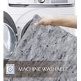 thumbnail image 3 of Bathroom Rugs, Extra Soft Absorbent Bath Rugs, Non-Slip, Quick Drying, Machine Washable, Plush Comfort for Bathroom Floor, Tub, Shower and Home Decor Accessories, 17x24, Gray, 3 of 9