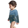 thumbnail image 3 of Xecao Majestic Deer Mountain Lake Print Baby unisex-baby Cotton Long-sleeve Bodysuits-18 Months, 3 of 6