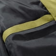 thumbnail image 6 of Sevevn Men Rain Jacket Attached Hood Regular Fit Waterproof Shell Fabric Full Zip Dual Chest Zip Pockets Side Pockets Cuffs Arm Patch For Hiking Wear, 6 of 9