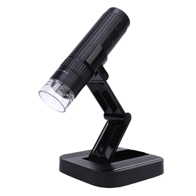 Kids Microscope, Adjustable Brightness 50X-1000X Magnification Handheld Pocket USB Microscope for Science Experiment and Learning