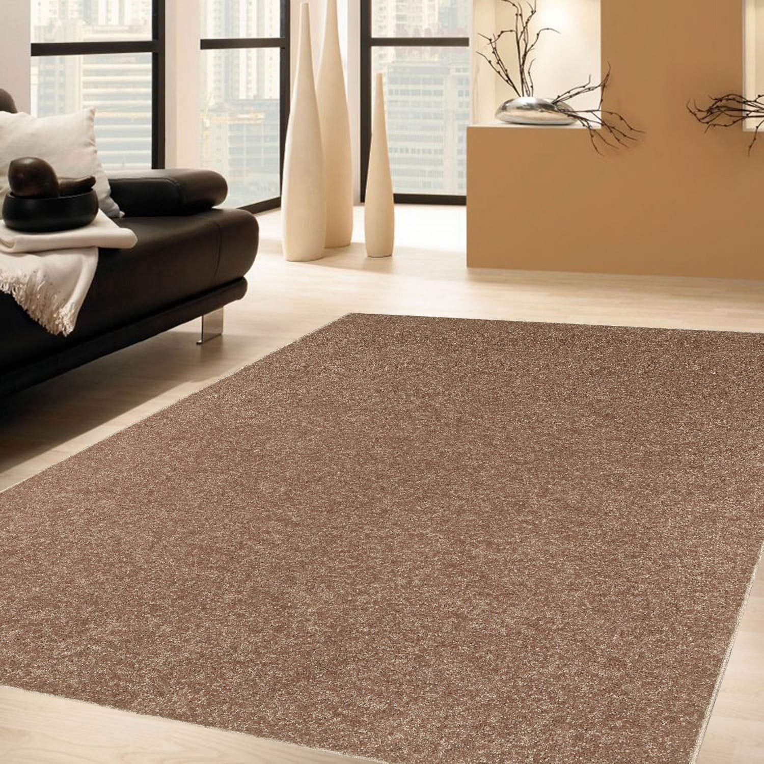 Ambiant Galaxy Way Pet Friendly Area Rugs Brown - 4' x 6'