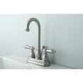 thumbnail image 2 of Kingston Brass Restoration Two Handle 4" Centerset Lavatory Faucet with Retail Pop-up, 2 of 5