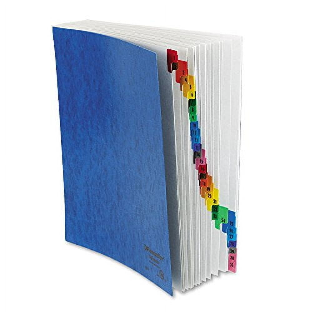 Oxford® Daily Desk File/Sorter, Letter Size, 65% Recycled, Black/Blue