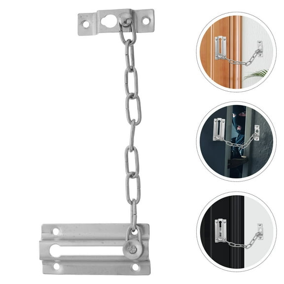 HIAKDOFT 1Pcs Door Chain Lock for Front Door Security with Precision Welding Technology