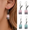thumbnail image 2 of Huanledash Hooks Earrings Bubble Tea Long Dangle Women Drink Drop Earrings Jewelry for Party, 2 of 8