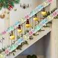 thumbnail image 5 of BGZLEU 16.4 ft Christmas Tinsel Garland Lighted Metallic Twist Tree Decoration Battery Operated 50 LED Hanging Garland for Xmas New Year Home Outdoor Decor (Multicolor, Silver), 5 of 7