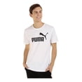 thumbnail image 3 of Playera Puma Hombre Essentials Logo Blanco Entrenamiento blanco XS, 3 of 7
