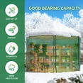 thumbnail image 5 of Polar Aurora 9.4x9.4x8.2 ft Walk-in GreenHouse,with Heavy-Duty Metal Frame and 180g Double Layer PE Cover, Indoor and Outdoor Green House Kit for Garden/Patio/Backyard, 5 of 7