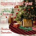 thumbnail image 5 of Xuniizn Christmas Tree Skirt Multicolor Short Plush Tree Skirts for Xmas Decor, Party Festive Merry Christmas Decorations for Home, 47", 5 of 7