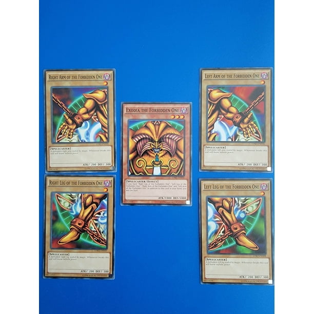 Juego de cartas coleccionables Yu-Gi-Oh! Set Exodia The Forbidden One