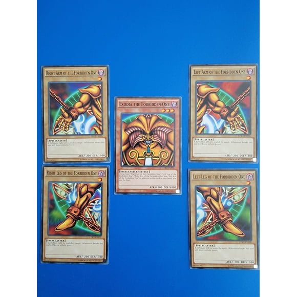 Juego de cartas coleccionables Yu-Gi-Oh! Set Exodia The Forbidden One