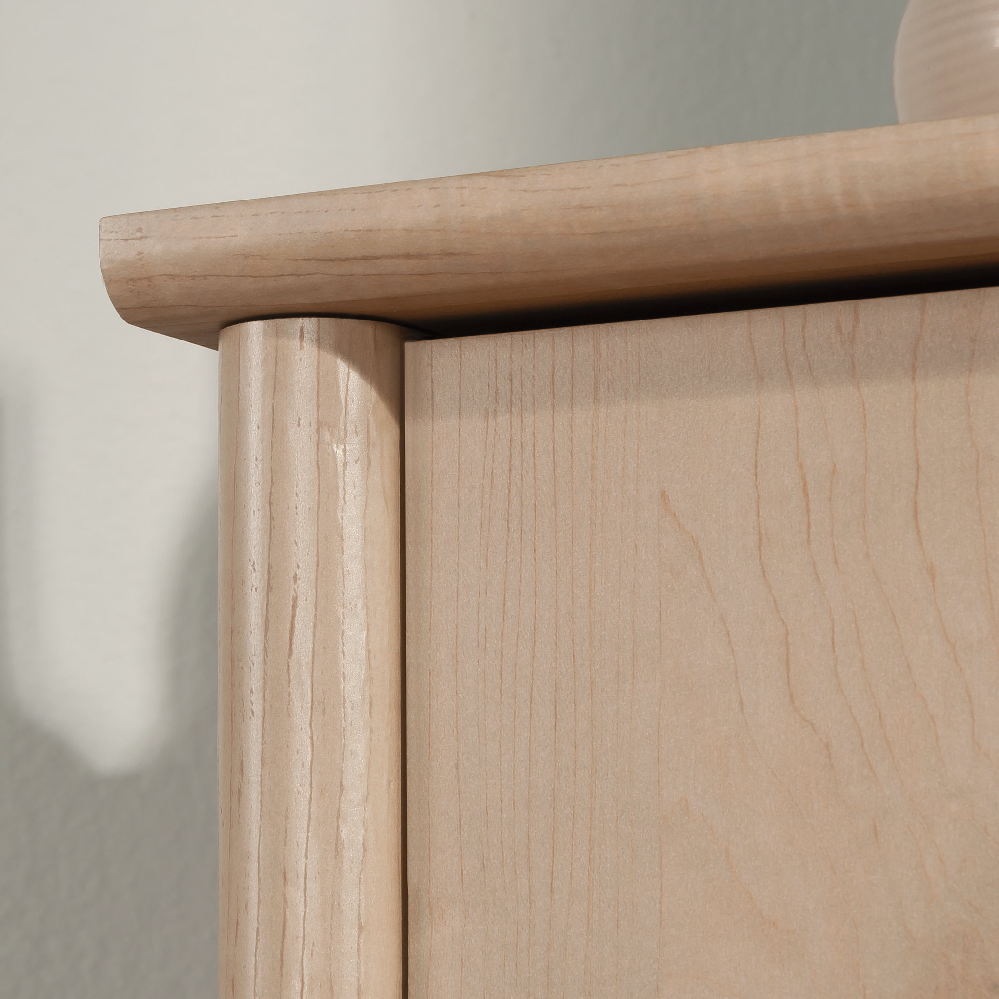 Sauder Select Engineered Wood Storage Cabinet in Natural Maple Finish