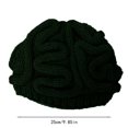 thumbnail image 2 of Gorro tejido Funny Brain - Gorro de invierno con diseño cerebral único, tamaño unisex adulto 22-23,6 pulgadas de circunferencia de cabeza, peso 140g para actividades al aire libre, 2 of 2