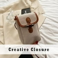 thumbnail image 5 of LinYooLi Women's Sherpa Cellphone Crossbody Purse, Teddy Fleece Small Shoulder Bag, Winter Trendy Phone Wallet, 5 of 7