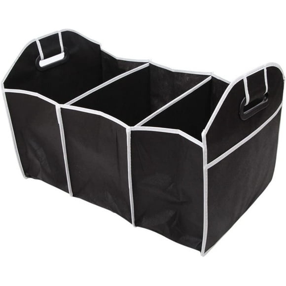 1pcs Black Car Trunk Accessories Foldable Organizer s Food Storage Cargo Container Bags Trash Box