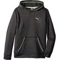 thumbnail image 2 of Puma Kids Boys Solid Melange Hoodie Big Kids Black Large, 2 of 2