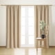 thumbnail image 3 of Cortinas de aislamiento térmico para ahorrar energía, Cortinas de seda de color sólido escandinavas, 3 of 7