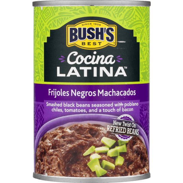 Bush' Black Beans 16oz | Legume jars for food distributors