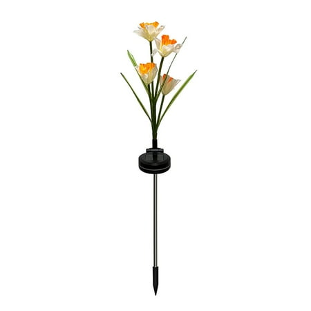 

Carolilly Solar Lamp Waterproof Daffodil-Shaped Lawn Lamp Decorative LED Light