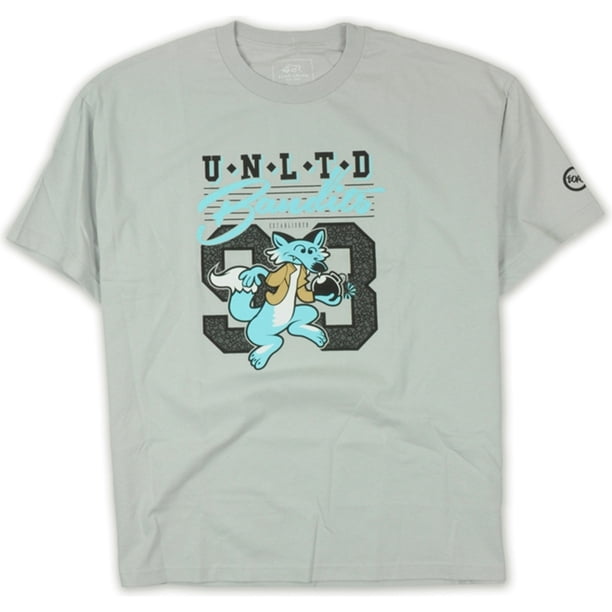 Playera gráfica Ecko Unltd. Bandits para hombre gris pequeña