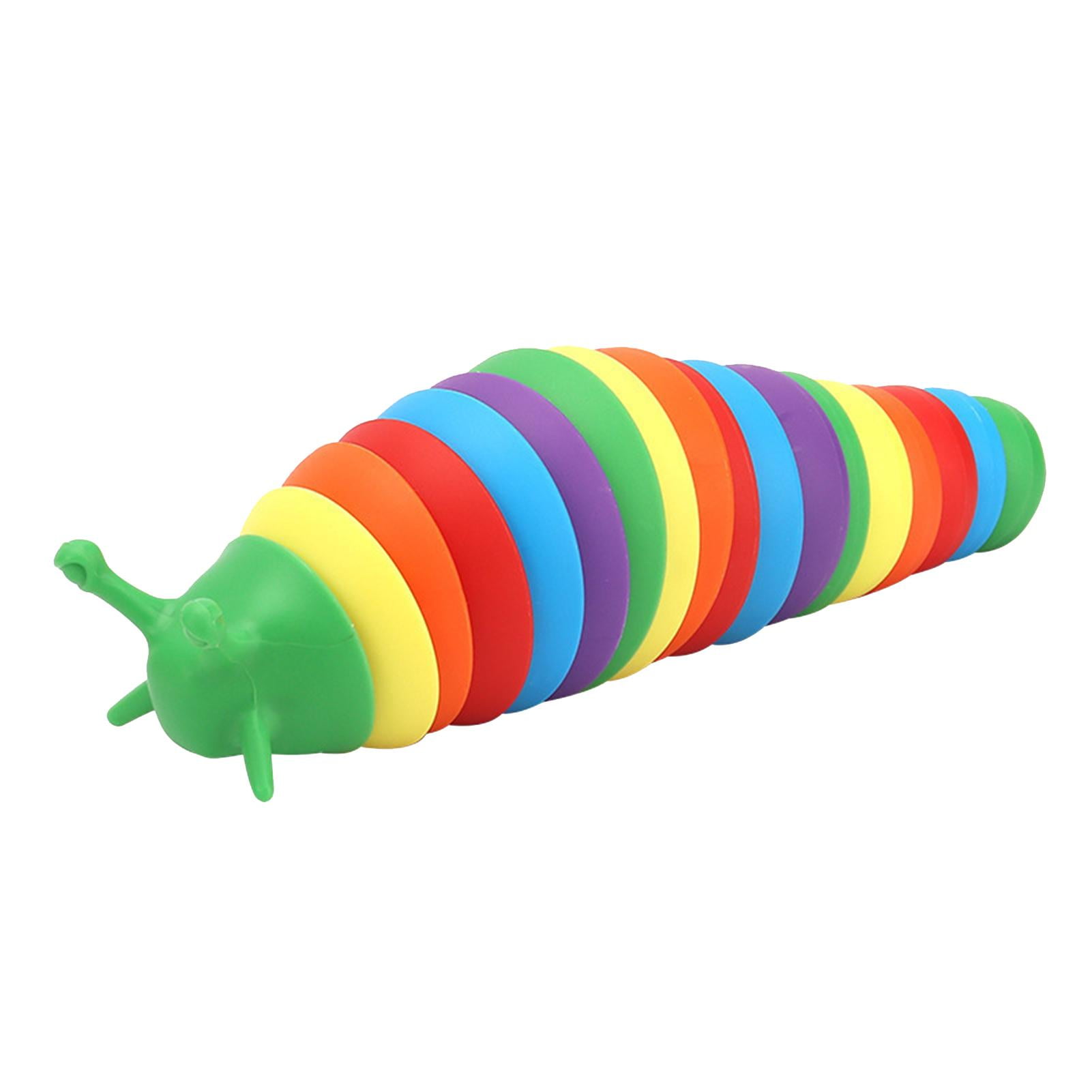 Ankishi Sensory Slug Toys Articulated Stretch Caterpillar Toy Anxiety ...