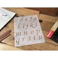 thumbnail image 2 of Plantilla de esténcil Stencil1 con fuente corsiva, letras de 2 pulgadas (A-Z), 2 of 2
