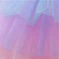thumbnail image 3 of LYMAYTER Toddler Girls Princess Dresses Baby Girls Gradient Rainbow Princess Dresses for Wedding Party Dresses,Sized 2-6T, 3 of 7