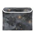 thumbnail image 7 of Yayeee Collapsible Cube Storage Bin with Lid Fabric Closet Decorative Basket with Handles, Gray Sky Pattern, 7 of 7
