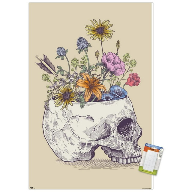 Rachel Caldwell - Crâne de fleur