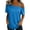 E-Blue-summer tops, variant on Hfnxid Womens Summer Cold Off Shoulder Tops Casual Tunic Short Sleeve Blouses Dressy Work Blouses Fashion Going Out Tshirts Navy XXL