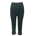 thumbnail image 4 of Capri Leggings for Women Running Cropped Workout Slim Fit Tummy Control Breathable Womens Yoga Pants Dark Gray, 4 of 6