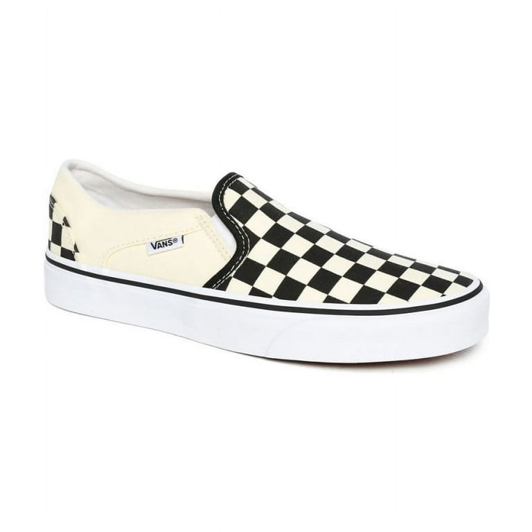Vans Mens Asher Checker Slip on Sneakers Size M9.5 Walmart