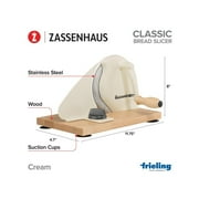 Zassenhaus Classic Manual Bread Slicer ، 11.75 بوصة بواسطة 8 - بوصة ، كريم ، (72082)