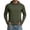 1#Army Green, variant on Men's UPF50+ Sun Hoodie - Solid Color UV Resistant Lightweight Breathable Long Sleeve Top for Outdoor Hiking Fishing, Mens Hoodies UPF Protection,Orange,M