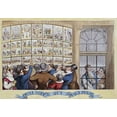 thumbnail image 2 of Cruikshank, George 18x14 White Modern Wood Framed Museum Art Print Titled - The Attorney-Generals Charges Against The Late Queen, 2 of 4