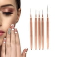 thumbnail image 4 of Unique Bargains 1 Set Fine Nail Art Brushes Kit for Nail Design Gold Tone, 4 of 6