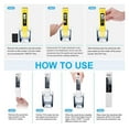 thumbnail image 6 of High Accuracy TDS Meter Digital Water Tester Digital 0-14 PH Meter Tester 0-9990ppm TDS&EC LCD Water Purity PPM Aquarium Filter ,Accurate - PH WITH BATTERY_X, 6 of 7