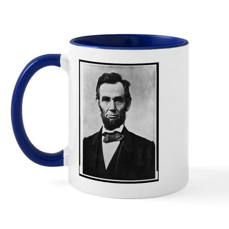 

CafePress - Honest Abe Abraham Lincoln Mug - 11 oz Ceramic Mug - Novelty Coffee Tea Cup