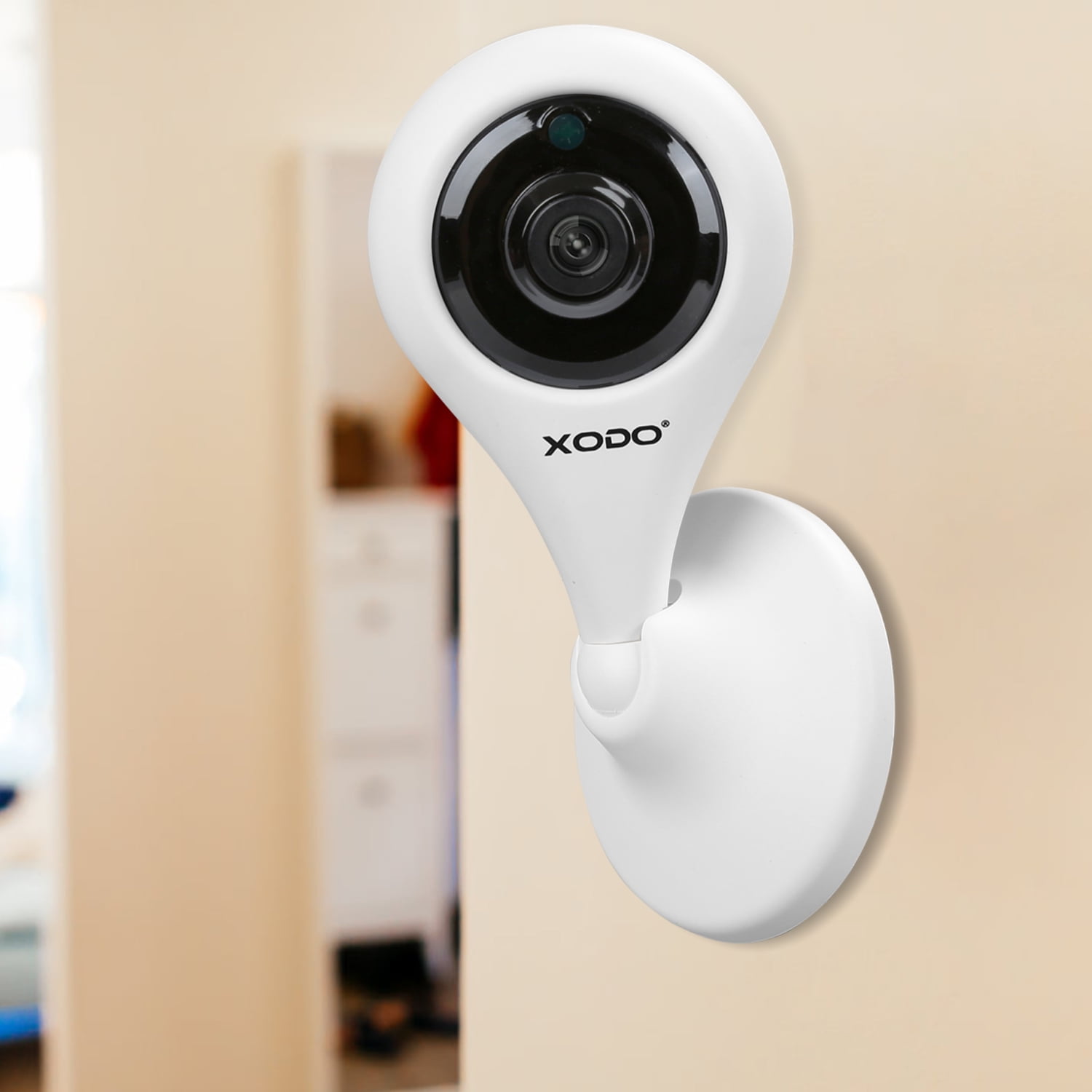 XODO E4 Wireless Security Camera, Indoor Baby Monitor and Wi-Fi Camera System with Night Vision and Two-Way Audio