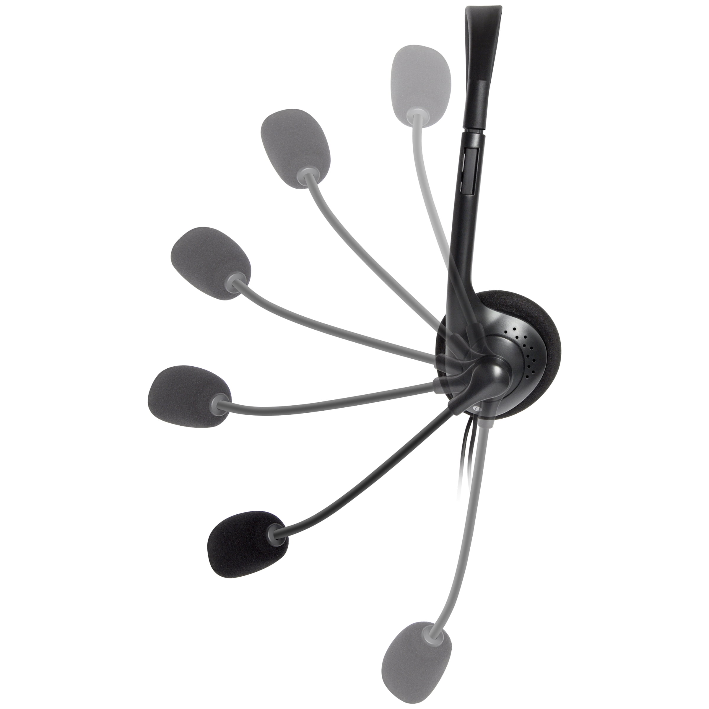 onn pc headset with boom microphone
