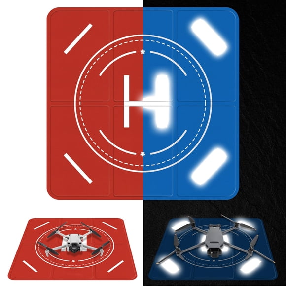 Alfombrilla de Aterrizaje Reflectante Nocturna FPVtosky para Drone 64 cm Impermeable