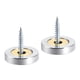 thumbnail image 3 of Tornillos de espejo de 25 mm con tapa decorativa, clavos de acero inoxidable pulido, paquete de 2, 3 of 5