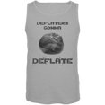 thumbnail image 1 of Deflaters Gonna Deflate Heather Grey Adult Tank Top, 1 of 1