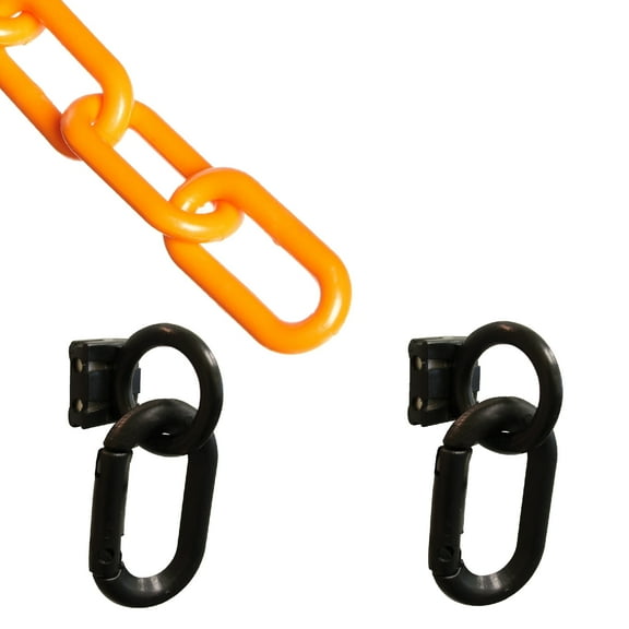 Warehouse Kit with Safety Orange Plastic Chain