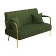 thumbnail image 4 of HestiNysus 59-Inch Teddy Velvet Sofa,Green, 4 of 5
