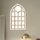 thumbnail image 5 of Espejo de ventana arqueado, espejo de pared decorativo, minimalismo, acrílico, panel de ventana, espejo de pared Marrón, 5 of 6
