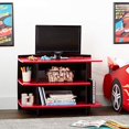 thumbnail image 5 of Legaré Meuble de Jeu pour Enfants et Meuble TV, Unité de Rangement Standard pour Chambre, sous-Sol et Salle de Jeux, Rouge et Noir, 5 of 5