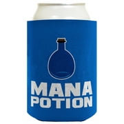 ThisWear Funny Can Coolie Mana Potion Gamer Gift Geek Nerd Dragon Power Up 2 Pack Can Coolie Drink Coolers Coolies Blue